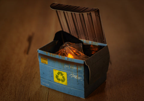 Dumpster Fire Tealight