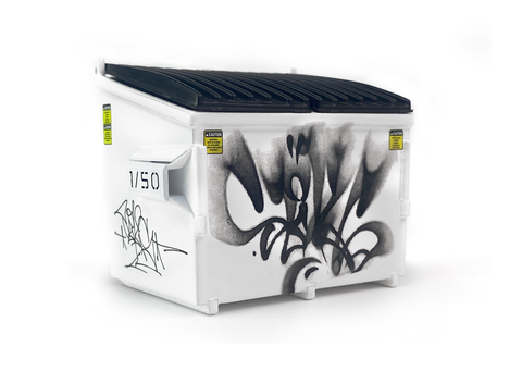 Rafael Sliks: Desktop Dumpster Black on White Edition of 50  // Preorder shipping Feb 2022